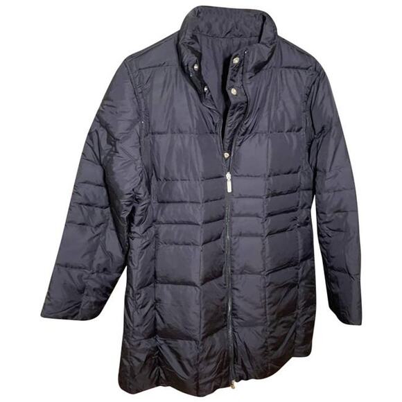 Lands' End Women's Down Puffer Winter Jacket Size L - Picture 1 of 12